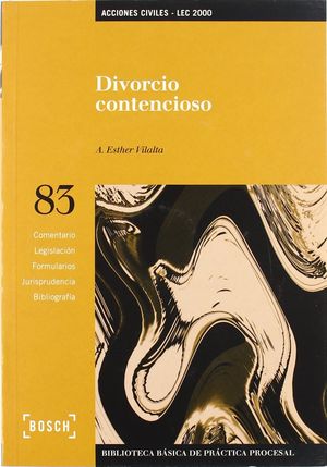 DIVORCIO CONTENCIOSO - LEC 2000