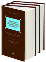 DERECHOS CIVILES FORALES Y ESPECIALES: CONCORDANCIAS A PARTIR DEL CÓDIGO CIVIL 3 TOMOS