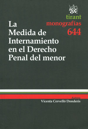 MEDIDA DE INTERNAMIENTO EN EL DERECHO PENAL DEL MENOR