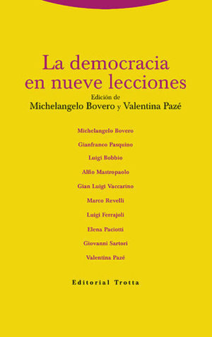 DEMOCRACIA EN NUEVE LECCIONES, LA
