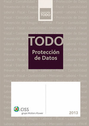TODO PROTECCIÓN DE DATOS 2013