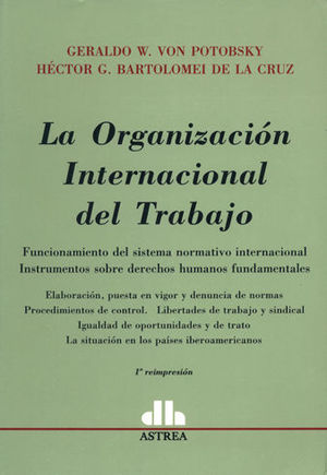 ORGANIZACION INTERNACIONAL DEL TRABAJO LA