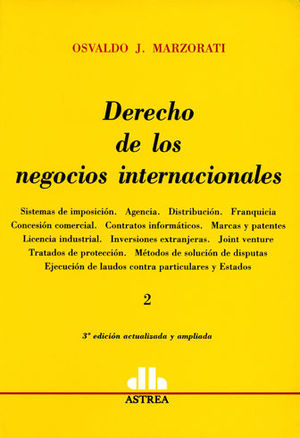 DERECHO DE LOS NEGOCIOS INTERNACIONALES 2 TOMOS