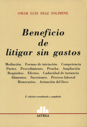 BENEFICIO DE LITIGAR SIN GASTOS