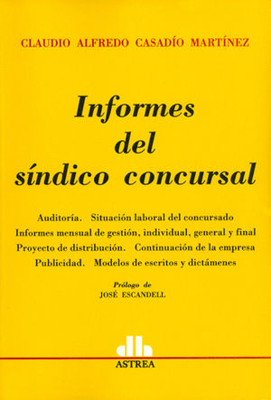 INFORMES DEL SINDICO CONCURSAL