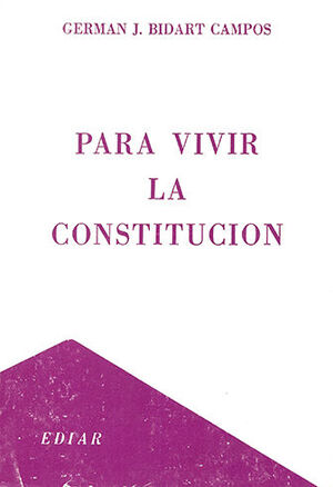 PARA VIVIR LA CONSTITUCION
