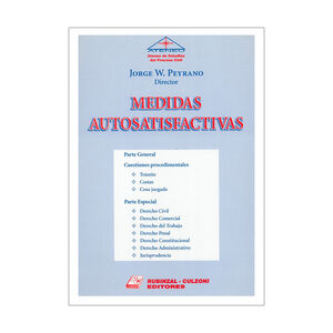 MEDIDAS AUTOSATISFACTIVAS - 1.ª ED. 2002