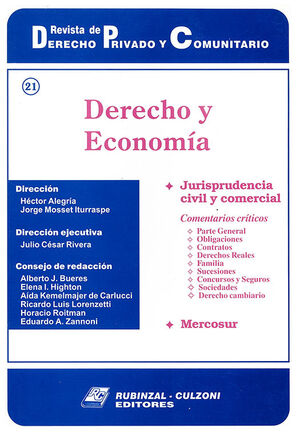 REVISTA DE DERECHO PRIVADO Y COMUNITARIO # 21 DERECHO Y ECONOMIA