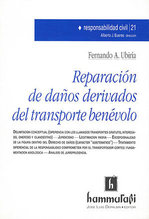 REPARACION DE DAÑOS DERIVADOS DEL TRANSPORTE BENEVOLO