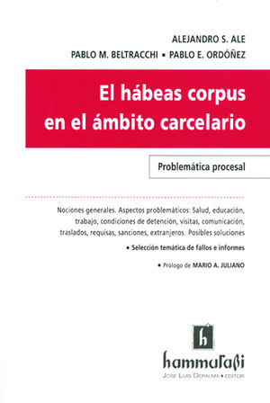HÁBEAS CORPUS EN EL ÁMBITO CARCELARIO, EL