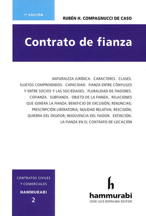 CONTRATO DE FIANZA