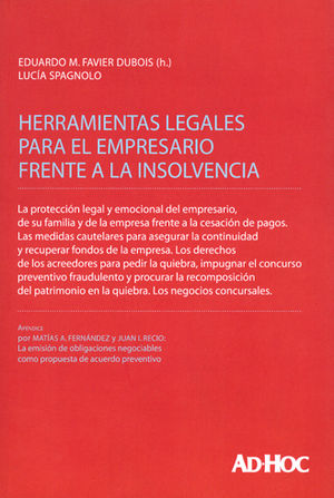 HERRAMIENTAS LEGALES PARA EL EMPRESARIO FRENTE A LA INSOLVENCIA