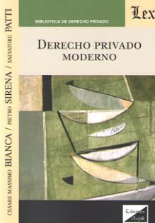 DERECHO PRIVADO MODERNO - 1.ª ED. 2018