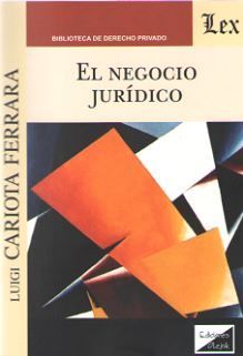 NEGOCIO JURÍDICO, EL - 1.ª ED. 2019