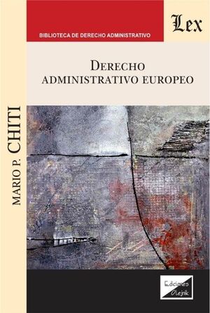 DERECHO ADMINISTRATIVO EUROPEO - 1.ª ED. 2020