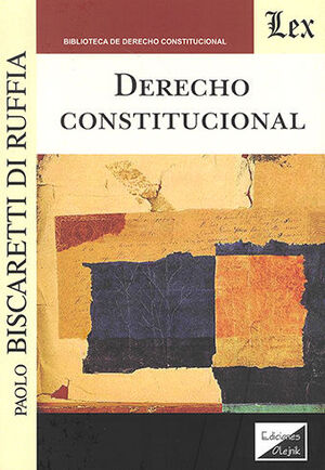 DERECHO CONSTITUCIONAL - 1.ª ED. 2022