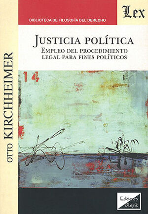 JUSTICIA POLÍTICA - 1.ª ED. 2022