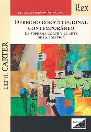 DERECHO CONSTITUCIONAL CONTEMPORÁNEO - 1.ª ED. 2023