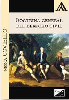 DOCTRINA GENERAL DEL DERECHO CIVIL - 1.ª ED. 2018