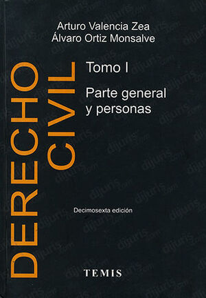 DERECHO CIVIL. PARTE GENERAL Y PERSONAS TOMO I  -  16.ª ED. 2008, 1.ª REIMP. 2008