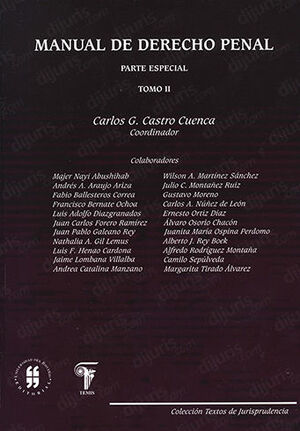 MANUAL DE DERECHO PENAL. PARTE ESPECIAL TOMO II