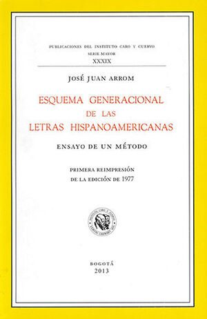 ESQUEMA GENERACIONAL DE LAS LETRAS HISPANOAMERICANAS