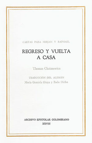 CARTAS PARA MIRJAM Y RAPHAEL