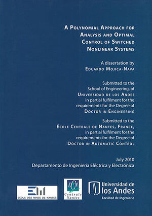 A POLYNOMIAL APPROACH FOR ANALYSIS AND OPTIMAL CONTROL OF SWITCHED NONLINEAR SYSTEMS