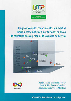 DIAGNOSTICO DE LOS CONOCIMIENTOS  Y LA ACTITUD HACIA LA MATEMATICA EN INSTITUCIONES PUBLICAS DE EDUCACIÓN BÁSICA Y MEDIA DE LA CIUDAD DE PEREIRA