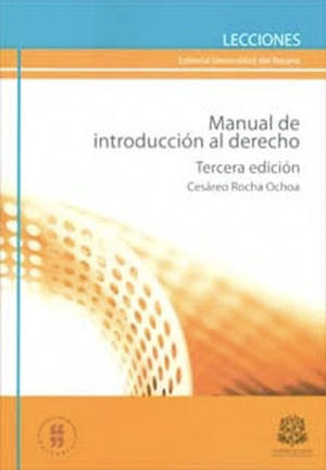 MANUAL DE INTRODUCCIÓN AL DERECHO - 3.ª ED.
