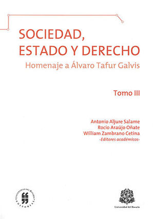 SOCIEDAD ESTADO Y DERECHO - TOMO III