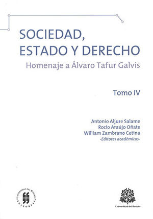 SOCIEDAD ESTADO Y DERECHO - TOMO IV