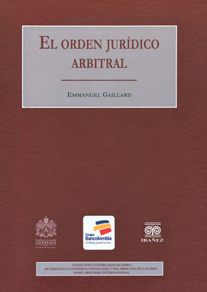 ORDEN JURÍDICO ARBITRAL, EL