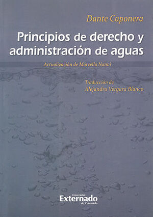 PRINCIPIOS DE DERECHO Y ADMINISTRACION DE AGUAS