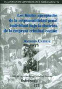 LIMITES APROPIADOS DE LA RESPONSABILIDAD PENAL INDIVIDUAL BAJO LA DOCTRINA DE LA EMPRESA CRIMINAL COMÚN, LOS CUADERNOS DE CONFERENCIAS Y ARTICULOS #54