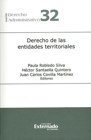 DERECHO DE LAS ENTIDADES TERRITORIALES