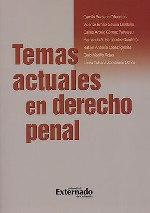 TEMAS ACTUALES EN DERECHO PENAL