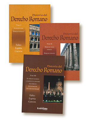 HISTORIA DEL DERECHO ROMANO - 1.ª ED. 2022 (OBRA COMPLETA 3 TOMOS)