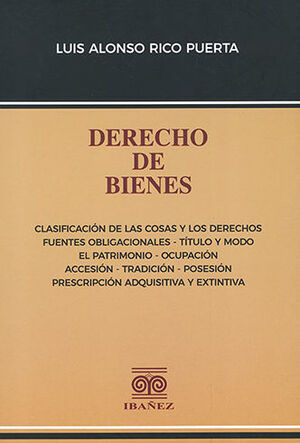 DERECHO DE BIENES - 1.ª ED. 2023