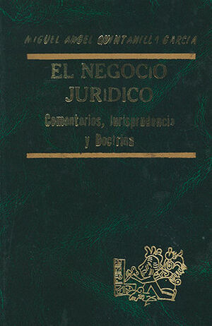 NEGOCIO JURÍDICO, EL
