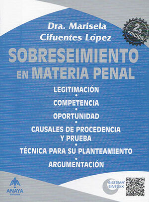 SOBRESEIMIENTO EN MATERIA PENAL - 2.ª ED. 2024