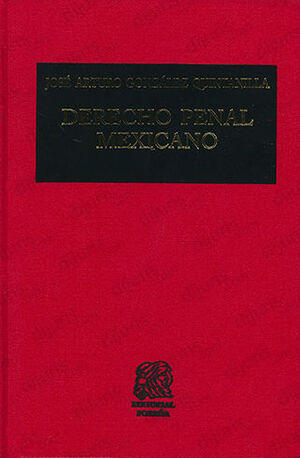 DERECHO PENAL MEXICANO - 9.ª ED. 2022, 1.ª REIMP.