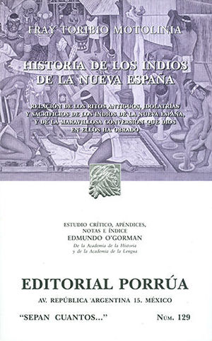 HISTORIA DE LOS INDIOS DE LA NUEVA ESPAÑA (SC129)