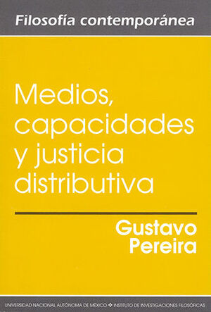 MEDIOS, CAPACIDADES Y JUSTICIA DISTRIBUTIVA