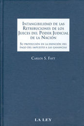 INTANGIBILIDAD DE LAS RETRIBUCIONES DE LOS JUECES DEL PODER JUDICIAL DE LA NACIÓN