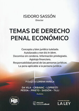 TEMAS DE DERECHO PENAL ECONÓMICO - 1.ª ED. 2023