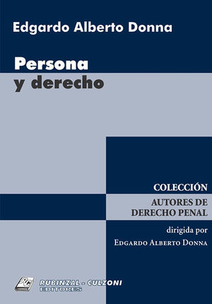 PERSONA Y DERECHO - 1.ª ED. 2019