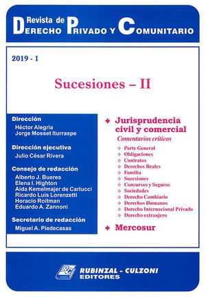 REVISTA DE DERECHO PRIVADO Y COMUNITARIO. 2019 - 1