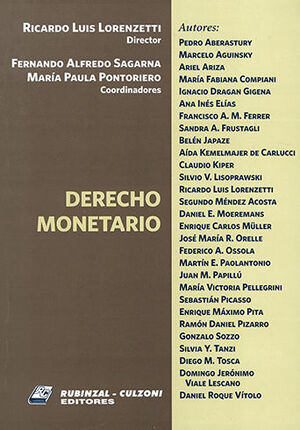 DERECHO MONETARIO - 1.ª ED. 2023