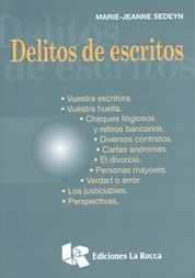 DELITOS DE ESCRITOS